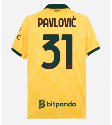 AC Milan Strahinja Pavlovic #31 Replik 3rd trikot 2025-26 Kurzarm
